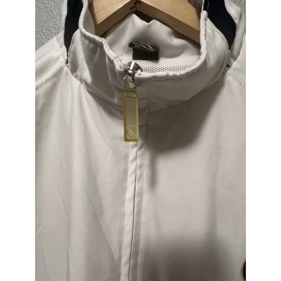 Vintage Air Jordan Retro XIII 13 He Got Game Hologram Wht Blk Jacket Men's 2XL - Picture 3 of 6